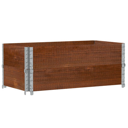Plantenbak 100X50 Cm Massief Grenenhout Bruin 100 x 50 x 41 cm