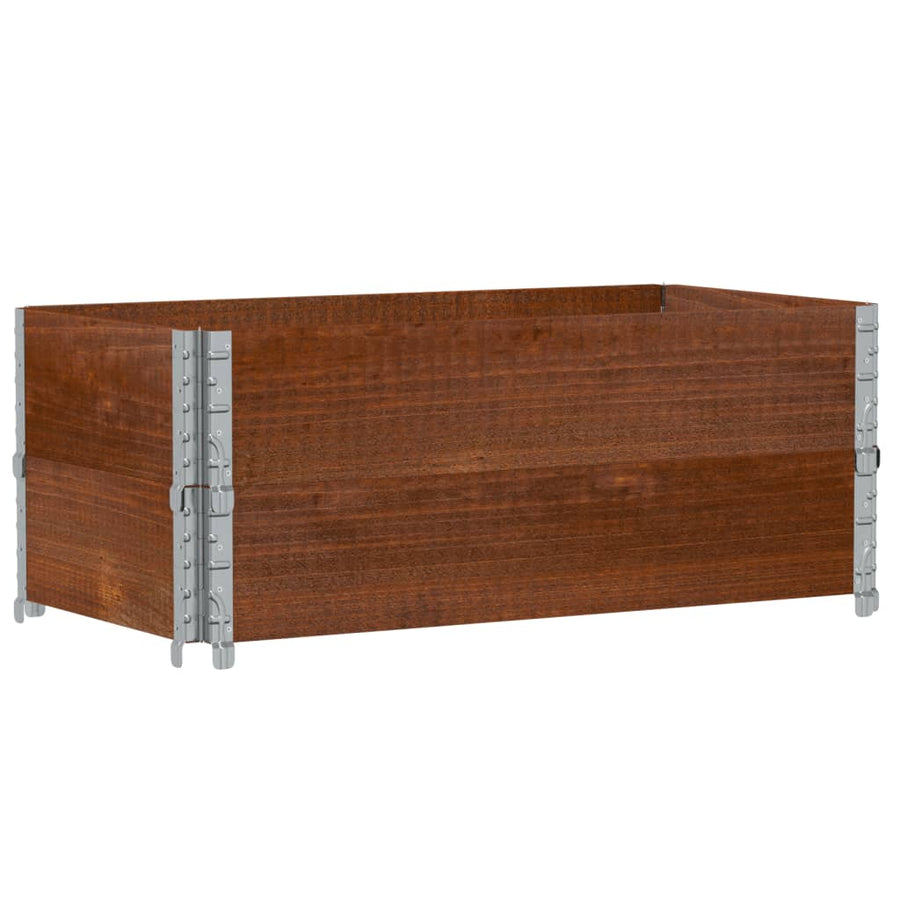 Plantenbak 100X50 Cm Massief Grenenhout Bruin 100 x 50 x 41 cm