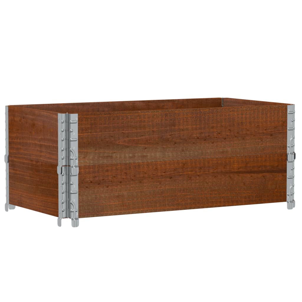 Plantenbak 100X50 Cm Massief Grenenhout Bruin 100 x 50 x 41 cm
