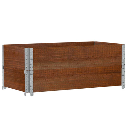 Plantenbak 100X50 Cm Massief Grenenhout Bruin 100 x 50 x 41 cm