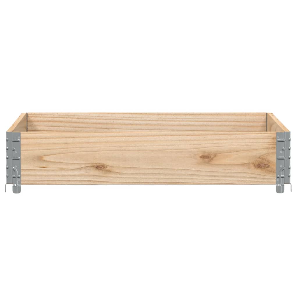 Plantenbak 100X100 Cm Massief Grenenhout 100 x 100 x 21.5 cm