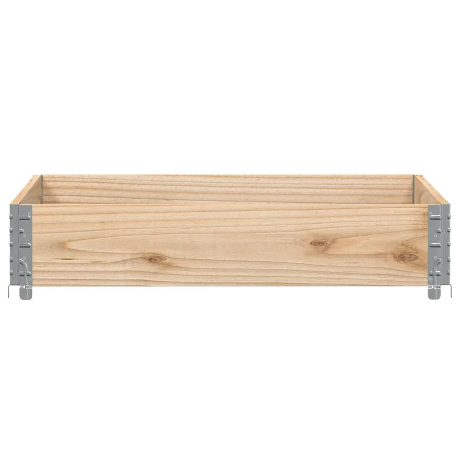 Plantenbak 100X100 Cm Massief Grenenhout 100 x 100 x 21.5 cm