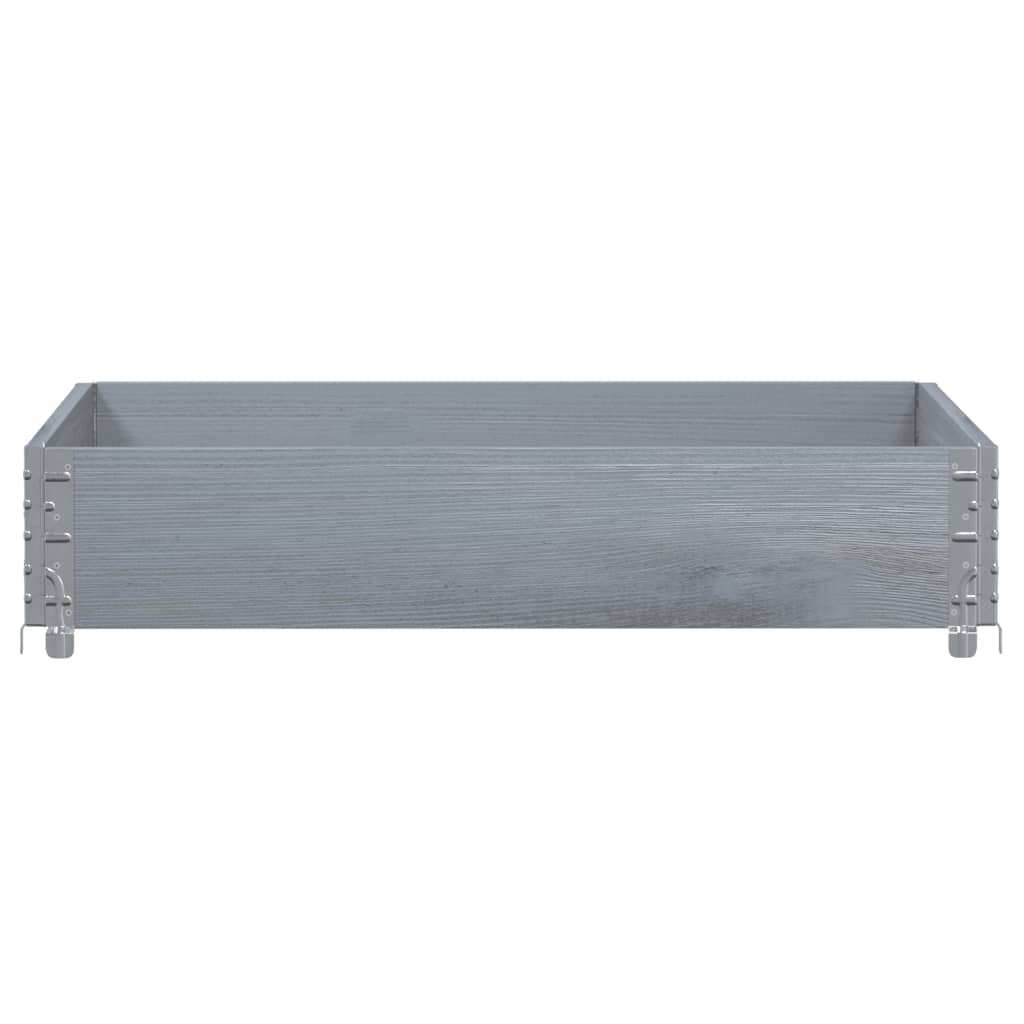 Plantenbak 100X100 Cm Massief Grenenhout 100 x 100 x 21.5 cm