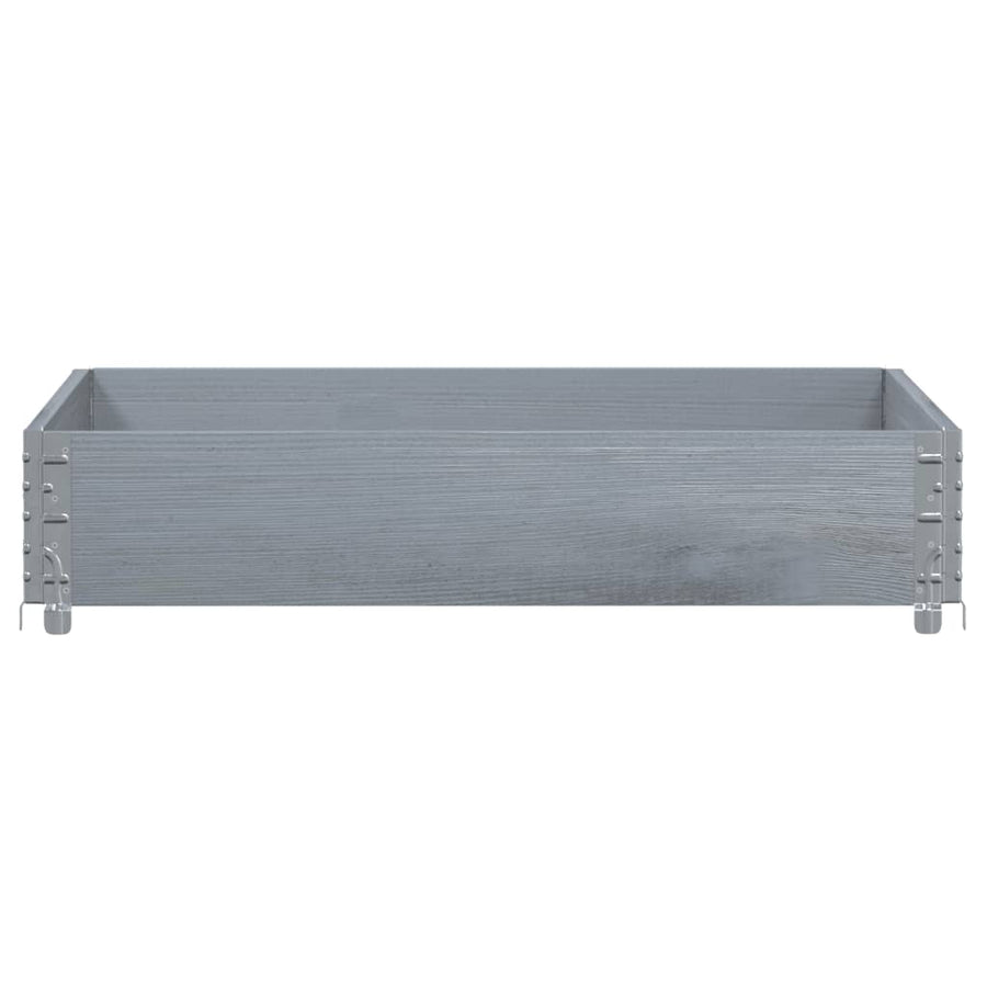 Plantenbak 100X100 Cm Massief Grenenhout 100 x 100 x 21.5 cm
