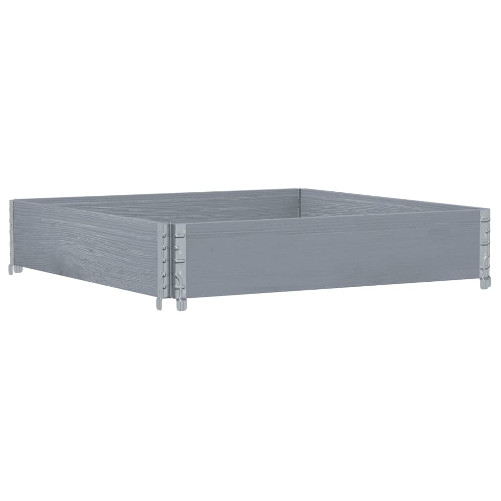 Plantenbak 100X100 Cm Massief Grenenhout 100 x 100 x 21.5 cm