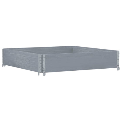 Plantenbak 100X100 Cm Massief Grenenhout 100 x 100 x 21.5 cm