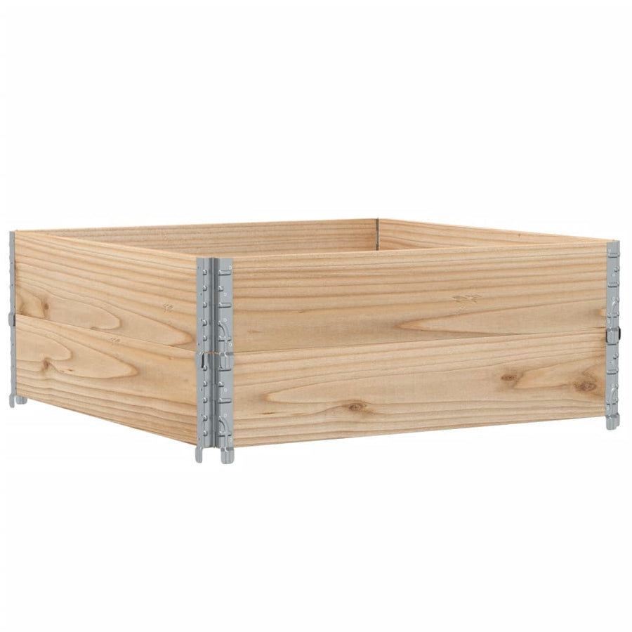 Plantenbak 100x100 cm massief grenenhout