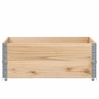 Plantenbak 100x100 cm massief grenenhout