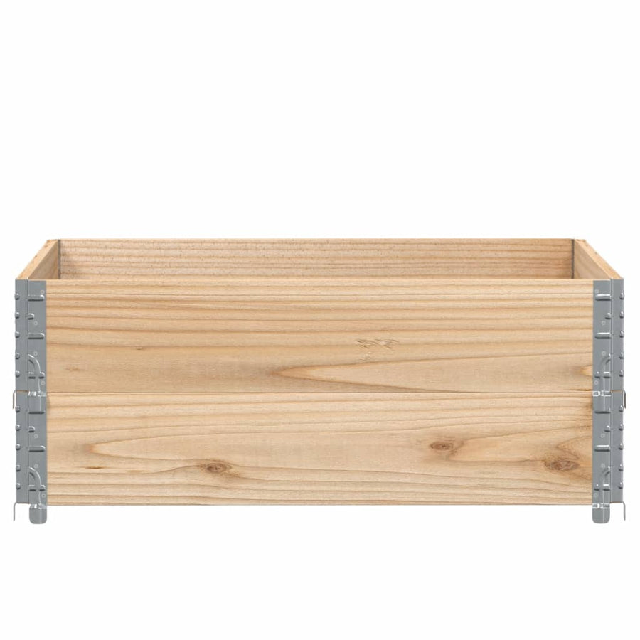 Plantenbak 100x100 cm massief grenenhout