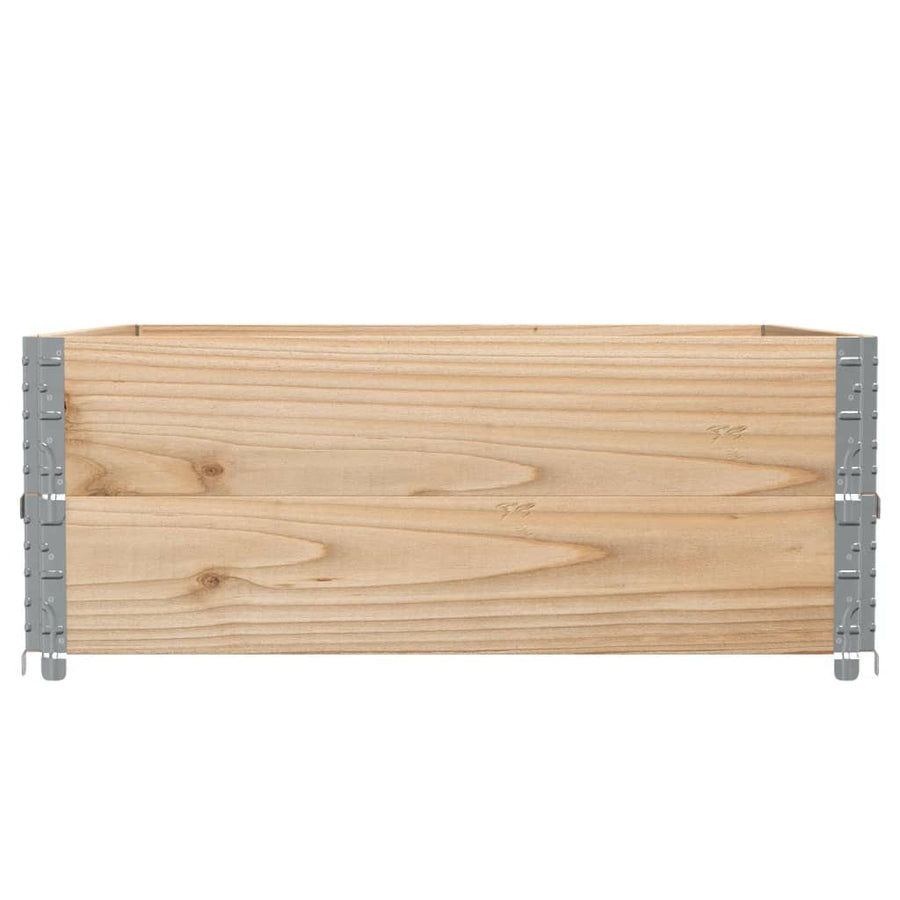 Plantenbak 100x100 cm massief grenenhout