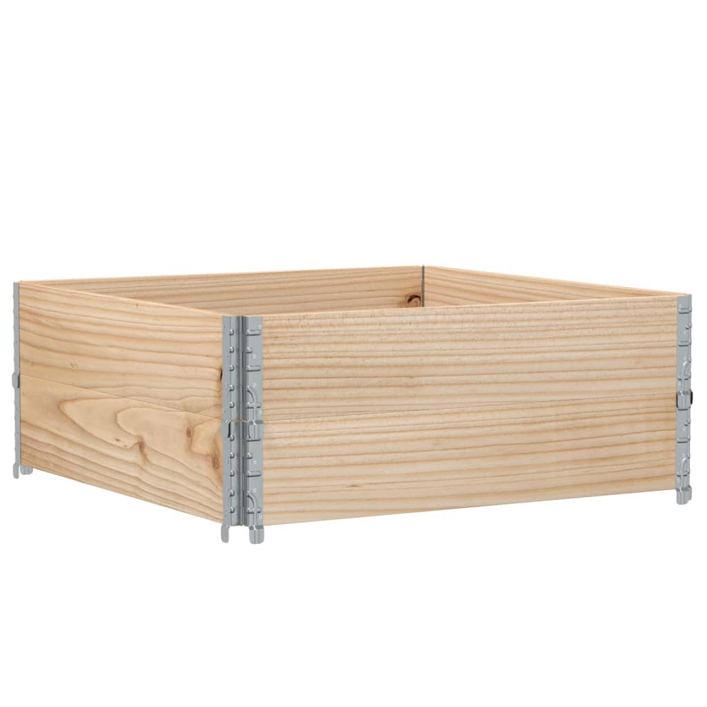 Plantenbak 100x100 cm massief grenenhout