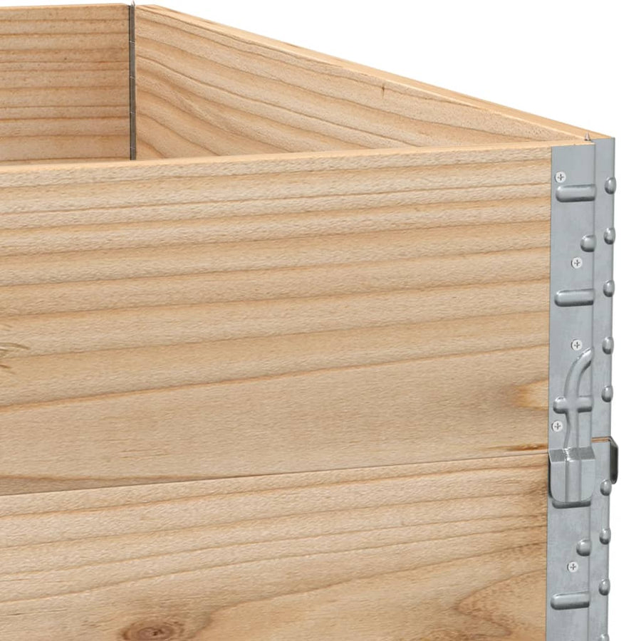 Plantenbak 100x100 cm massief grenenhout