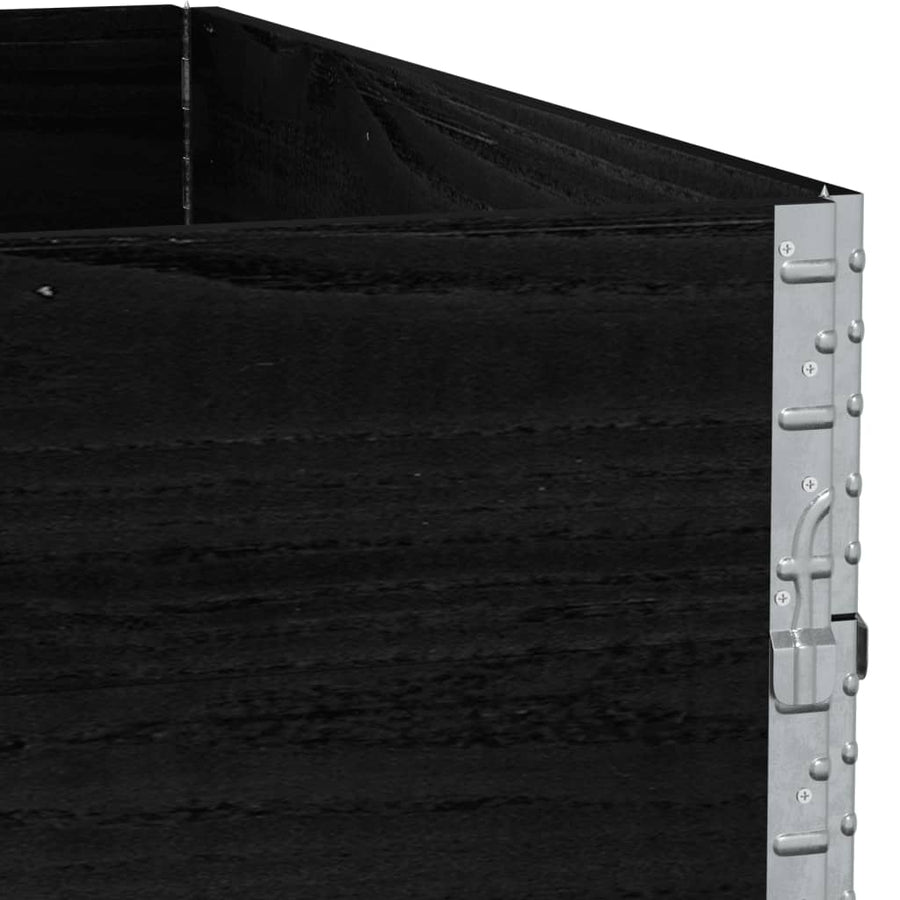 Plantenbak 100X100 Cm Massief Grenenhout 100 x 100 x 41 cm