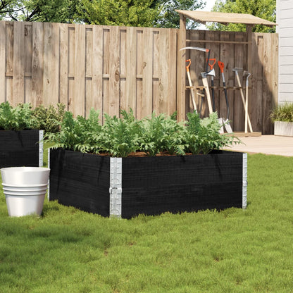 Plantenbak 100X100 Cm Massief Grenenhout 100 x 100 x 41 cm