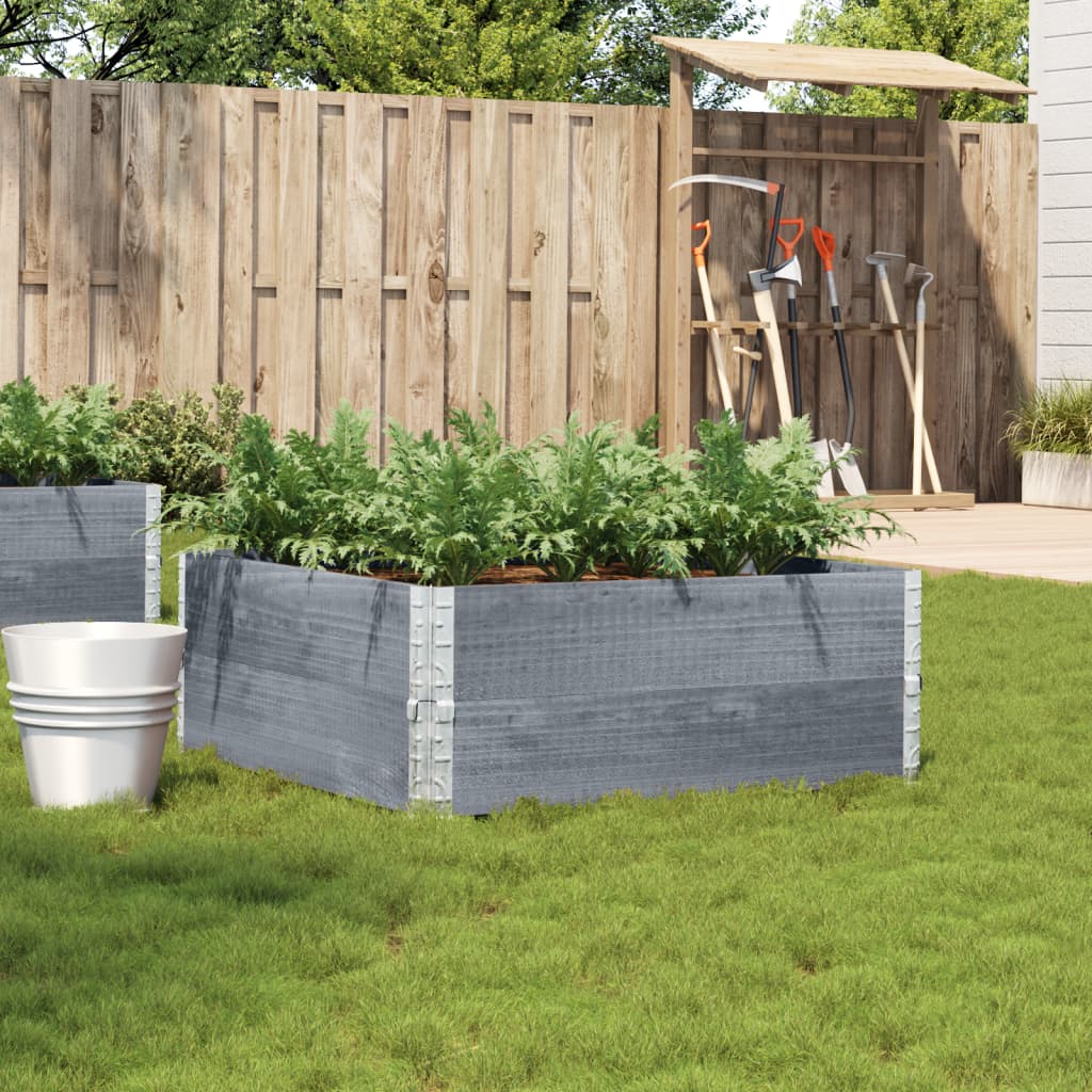 Plantenbak 100X100 Cm Massief Grenenhout 100 x 100 x 41 cm