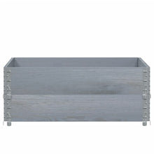 Plantenbak 100X100 Cm Massief Grenenhout 100 x 100 x 41 cm