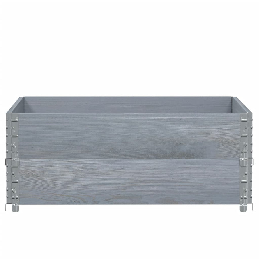 Plantenbak 100X100 Cm Massief Grenenhout 100 x 100 x 41 cm
