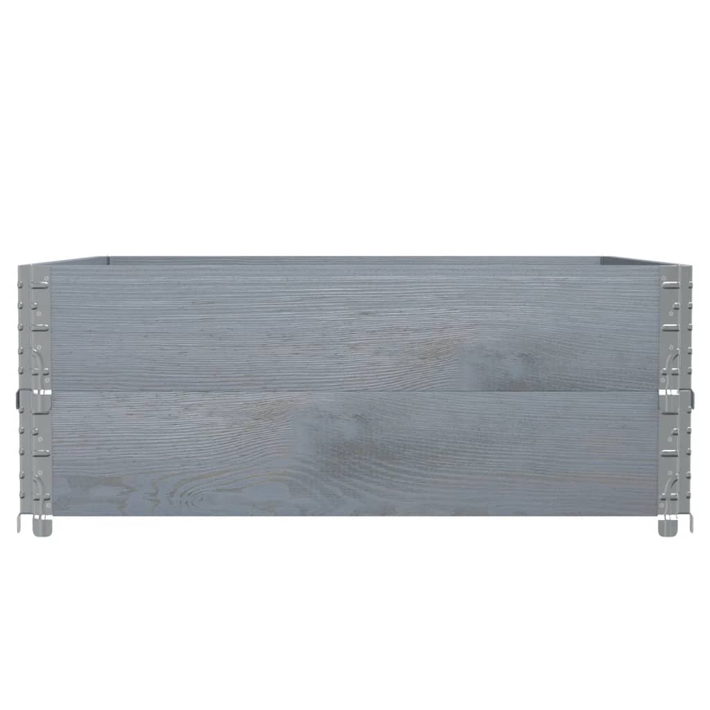 Plantenbak 100X100 Cm Massief Grenenhout 100 x 100 x 41 cm