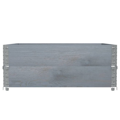 Plantenbak 100X100 Cm Massief Grenenhout 100 x 100 x 41 cm