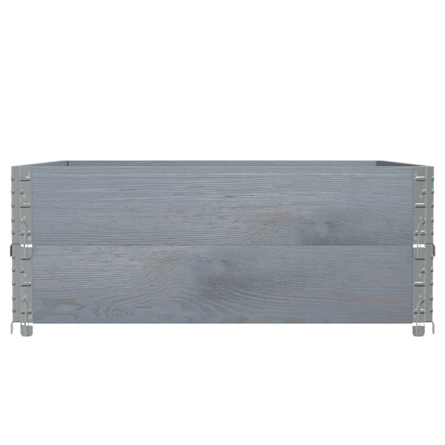 Plantenbak 100X100 Cm Massief Grenenhout 100 x 100 x 41 cm