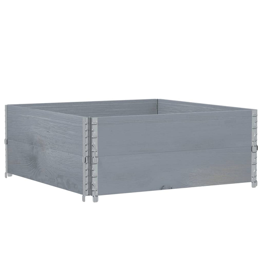 Plantenbak 100X100 Cm Massief Grenenhout 100 x 100 x 41 cm