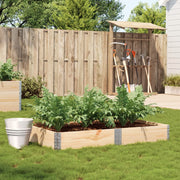 Plantenbak 150x100x21.5 cm massief grenenhout