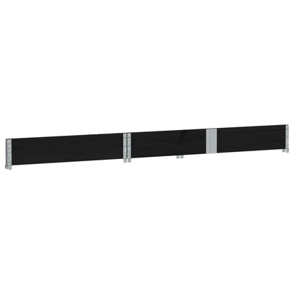 Plantenbak 150x100 cm massief grenenhout zwart