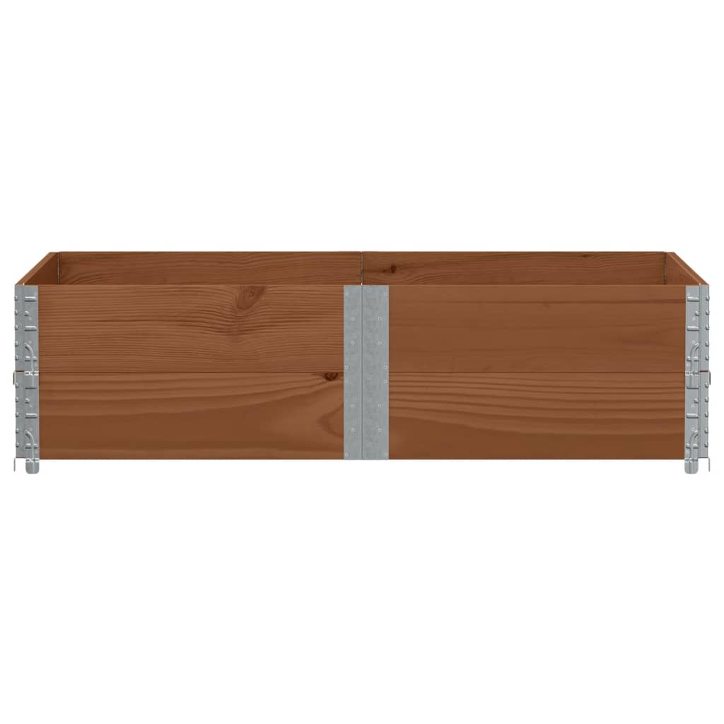 Plantenbak 150X100 Cm Massief Grenenhout Bruin 150 x 100 x 41 cm