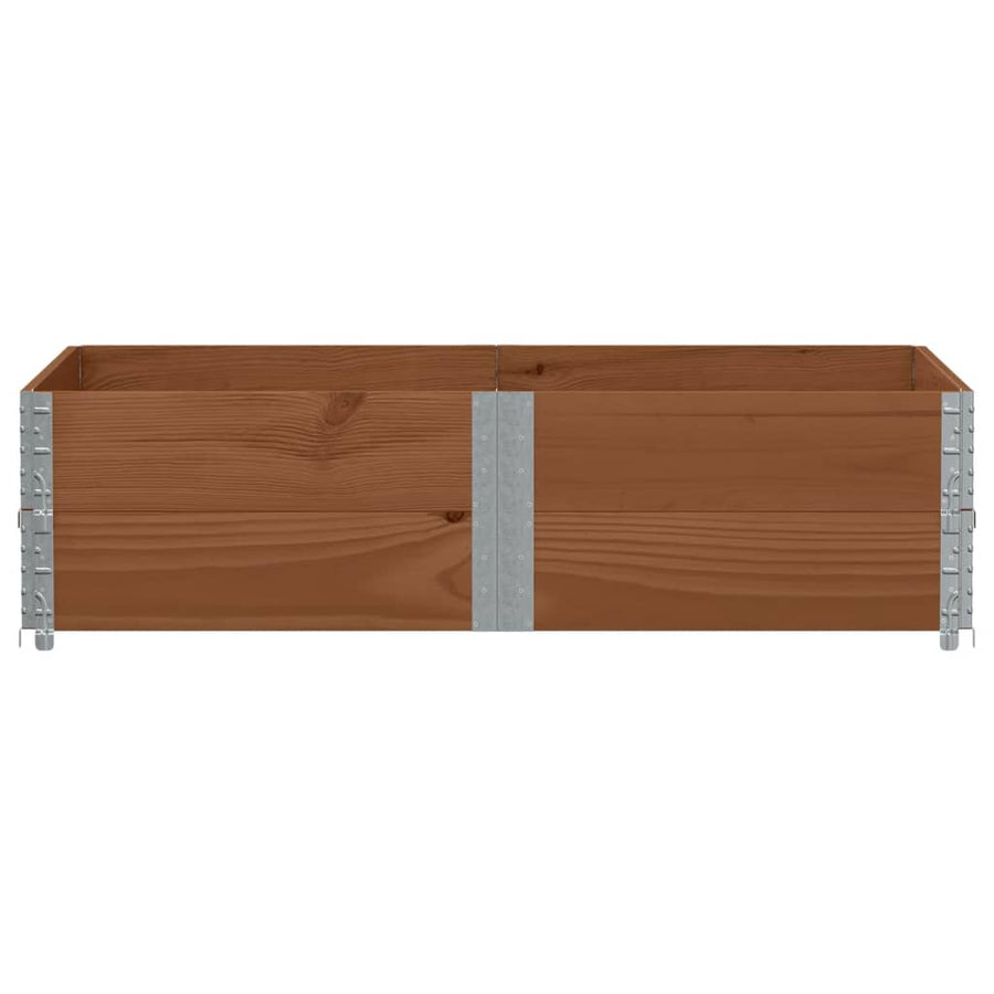 Plantenbak 150X100 Cm Massief Grenenhout Bruin 150 x 100 x 41 cm