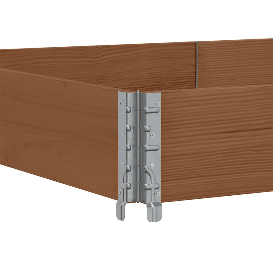 Plantenbak 150X100 Cm Massief Grenenhout Bruin 150 x 100 x 41 cm