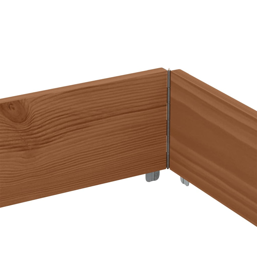 Plantenbak 150X100 Cm Massief Grenenhout Bruin 150 x 100 x 41 cm