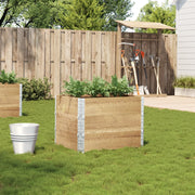 Plantenbak massief grenenhout 80x60x60.5 cm
