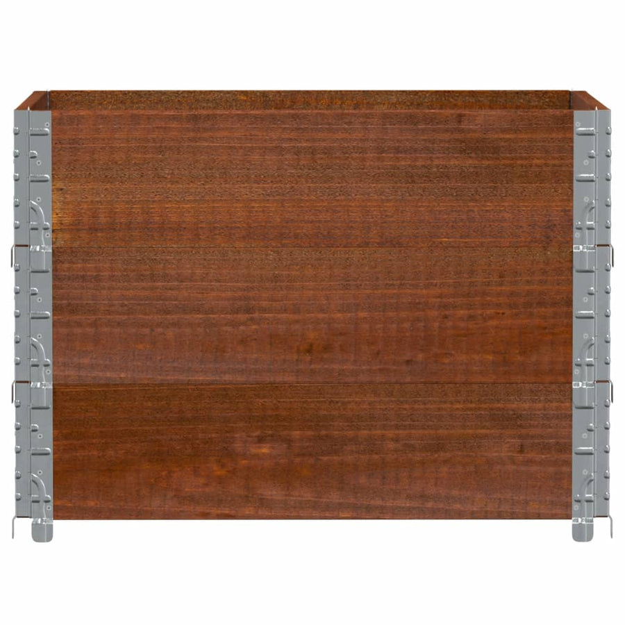 Plantenbak 80X60 Cm Massief Grenenhout Bruin 80 x 60 x 60.5 cm