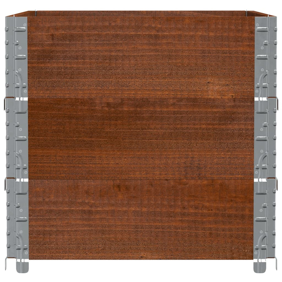 Plantenbak 80X60 Cm Massief Grenenhout Bruin 80 x 60 x 60.5 cm