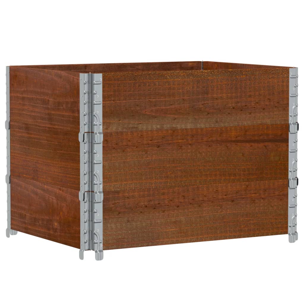 Plantenbak 80X60 Cm Massief Grenenhout Bruin 80 x 60 x 60.5 cm