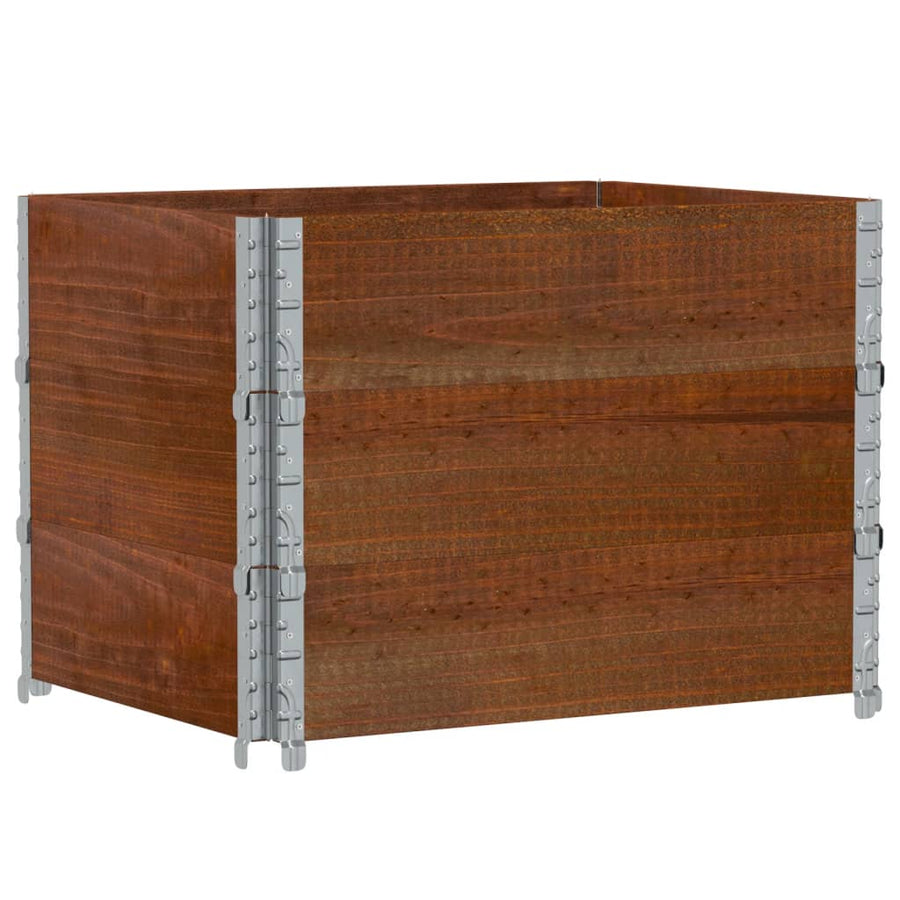 Plantenbak 80X60 Cm Massief Grenenhout Bruin 80 x 60 x 60.5 cm