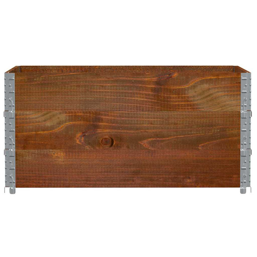 Plantenbak 120X80 Cm Massief Grenenhout Bruin 120 x 80 x 60.5 cm