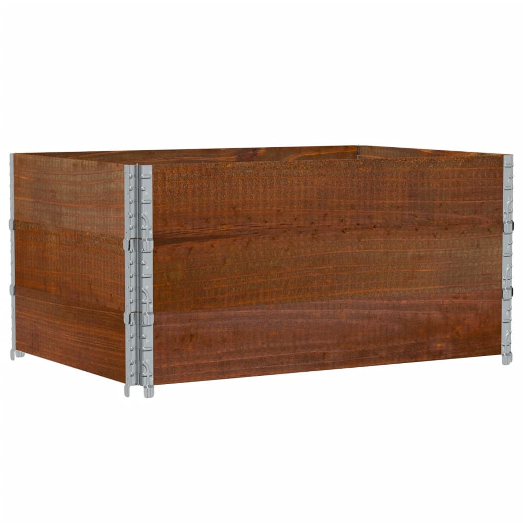 Plantenbak 120X80 Cm Massief Grenenhout Bruin 120 x 80 x 60.5 cm