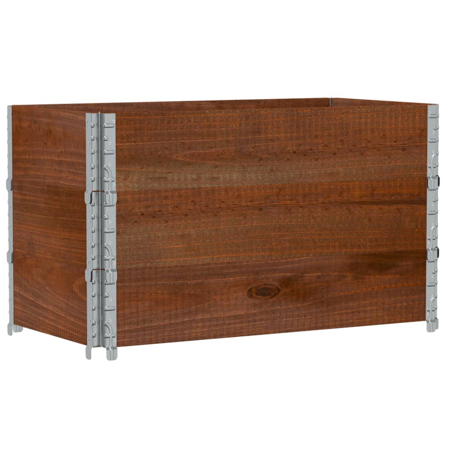 Plantenbak 100X50 Cm Massief Grenenhout Bruin 100 x 50 x 60.5 cm