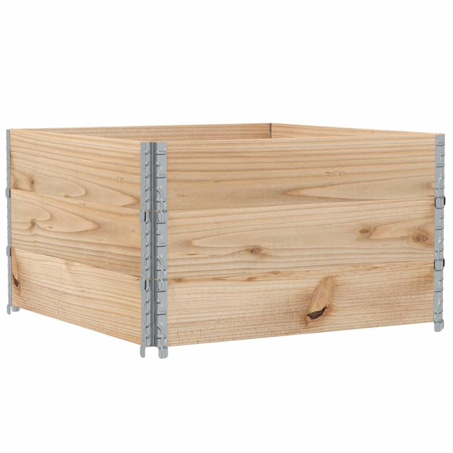 Plantenbak 100X100 Cm Massief Grenenhout 100 x 100 x 60.5 cm