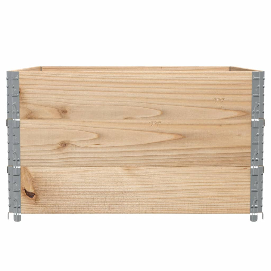Plantenbak 100X100 Cm Massief Grenenhout 100 x 100 x 60.5 cm