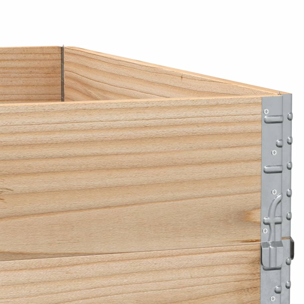 Plantenbak 100X100 Cm Massief Grenenhout 100 x 100 x 60.5 cm