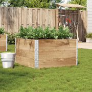 Plantenbak 100x100x60.5 cm massief grenenhout