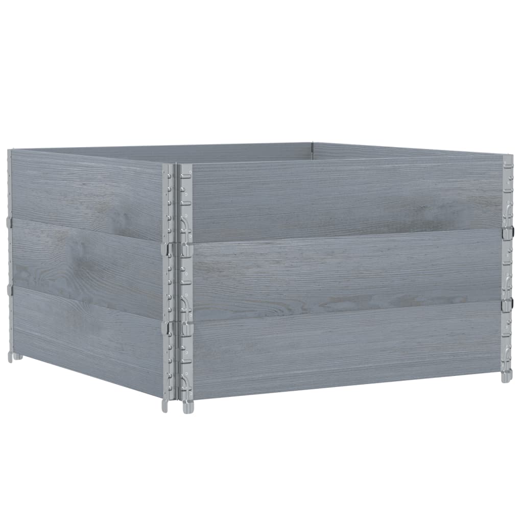 Plantenbak 100X100 Cm Massief Grenenhout 100 x 100 x 60.5 cm