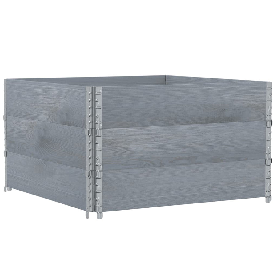 Plantenbak 100X100 Cm Massief Grenenhout 100 x 100 x 60.5 cm