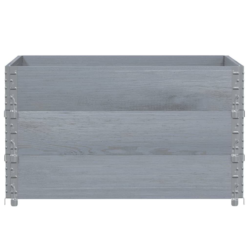 Plantenbak 100X100 Cm Massief Grenenhout 100 x 100 x 60.5 cm