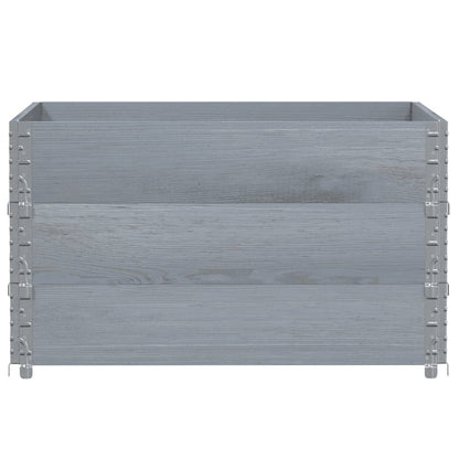 Plantenbak 100X100 Cm Massief Grenenhout 100 x 100 x 60.5 cm