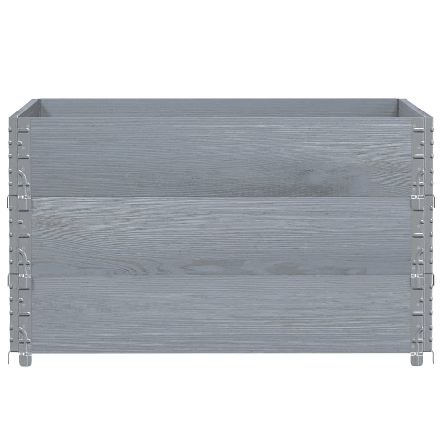 Plantenbak 100X100 Cm Massief Grenenhout 100 x 100 x 60.5 cm