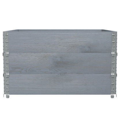 Plantenbak 100X100 Cm Massief Grenenhout 100 x 100 x 60.5 cm