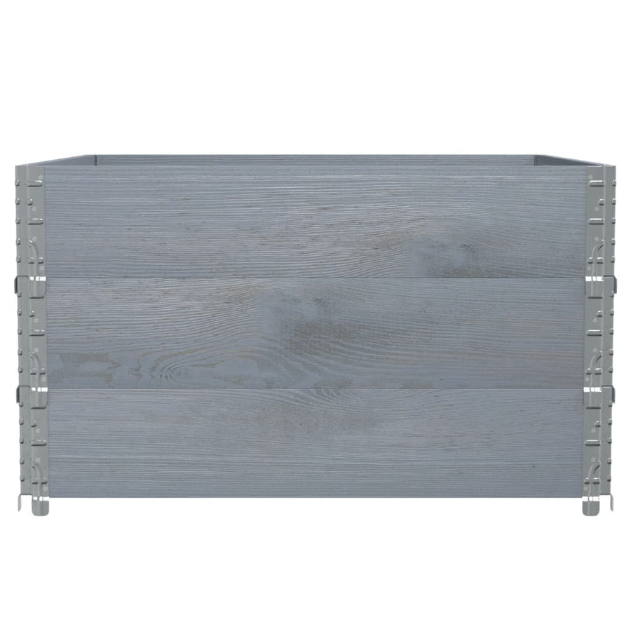 Plantenbak 100X100 Cm Massief Grenenhout 100 x 100 x 60.5 cm
